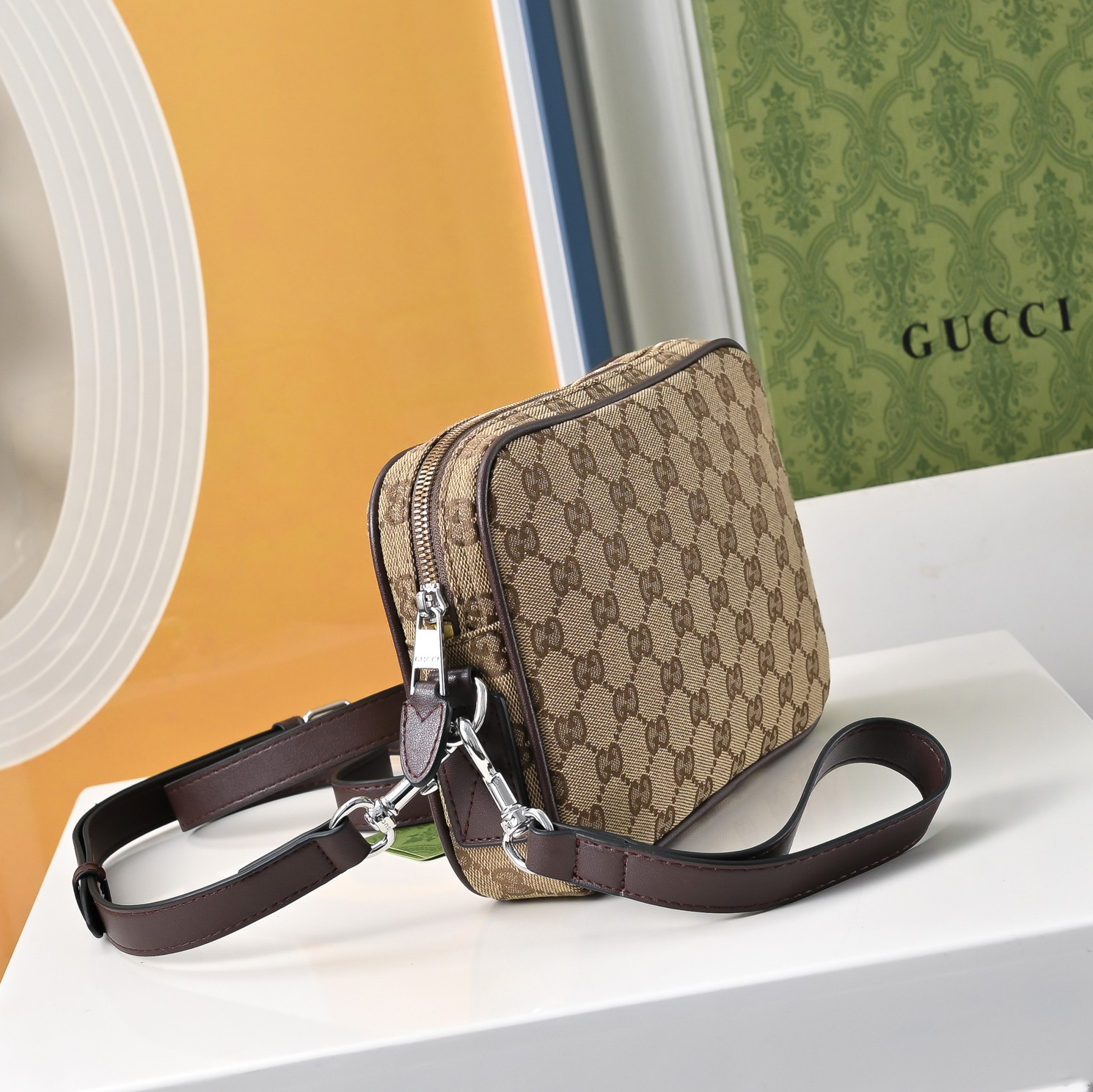 GG Men's Classic Double G Crossbody Bag FNG122619