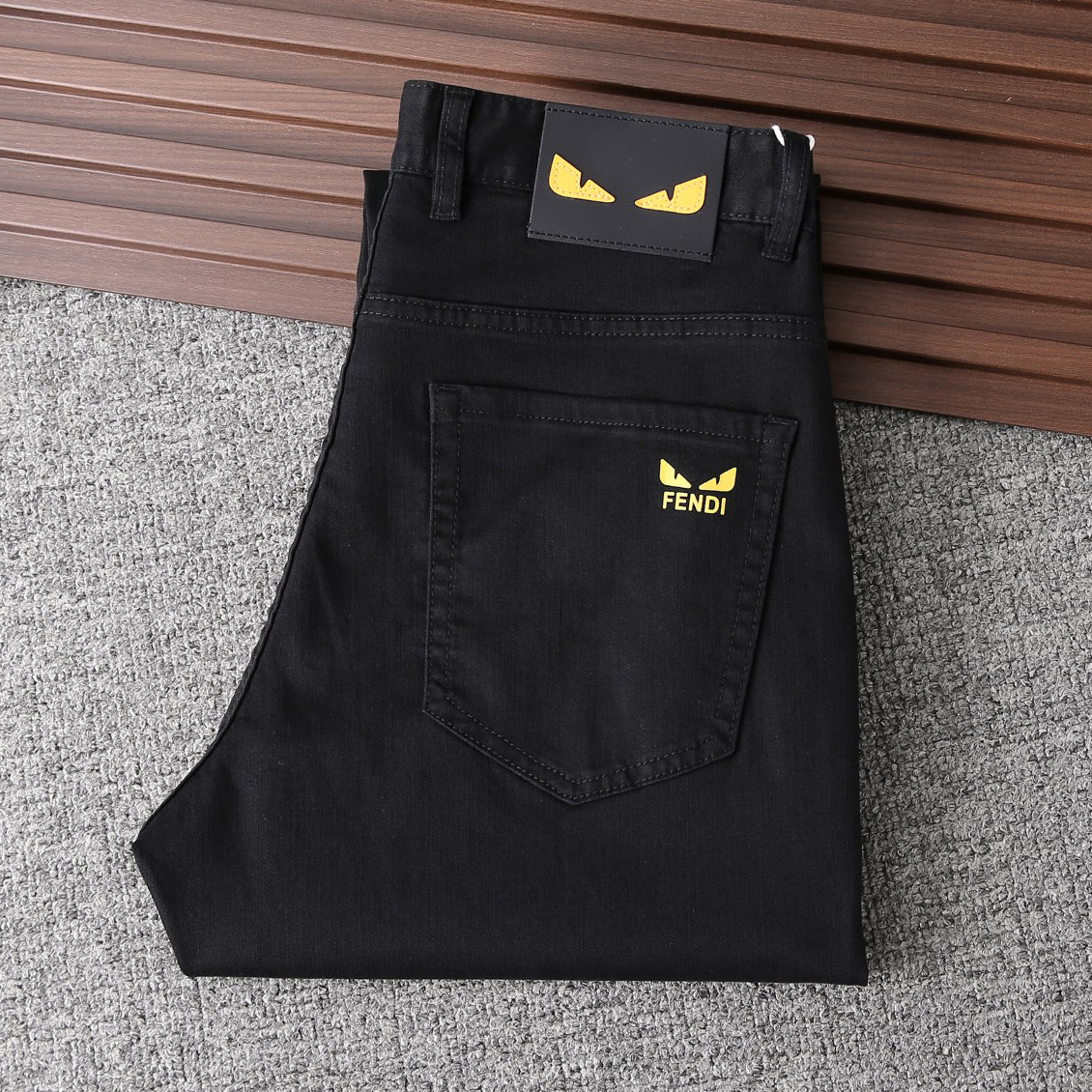 FD Monster Eyes Black Jeans BNL010319