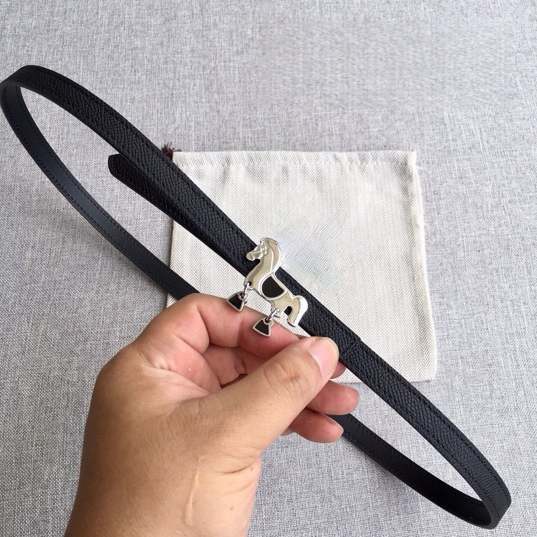 HM Pegase Accent Slim Leather Belt YVTS010301