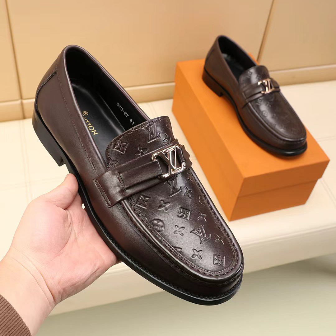 LV Men's Casual Leather Shoes BNL010301