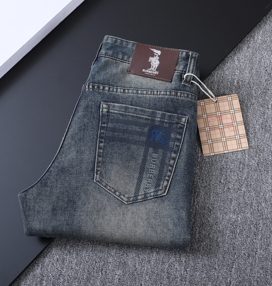 Bur Men's War Horse Logo Jeans BNL010603