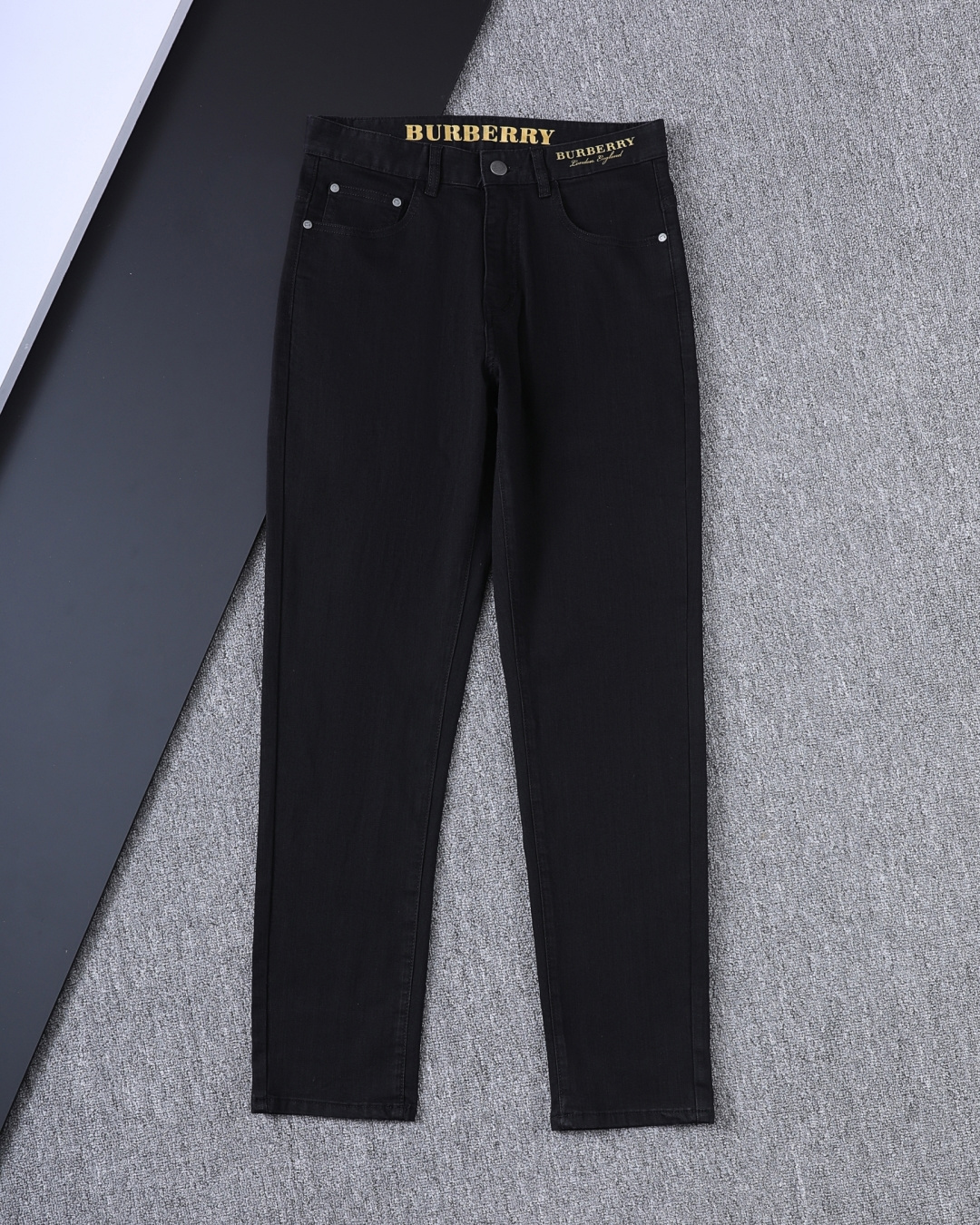 Bur Men's Black Simple Jeans BNL010608