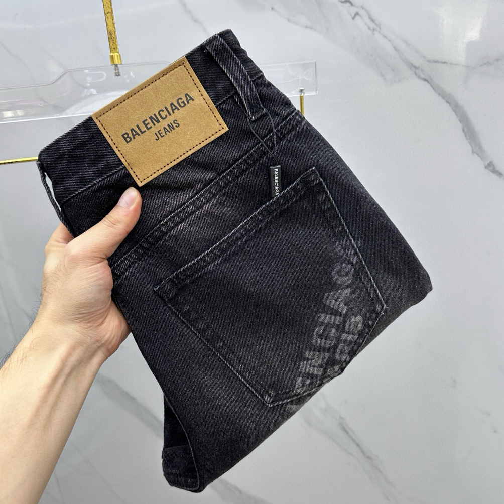 BLCG Men's Casual Letter Logo Jeans BNL010646