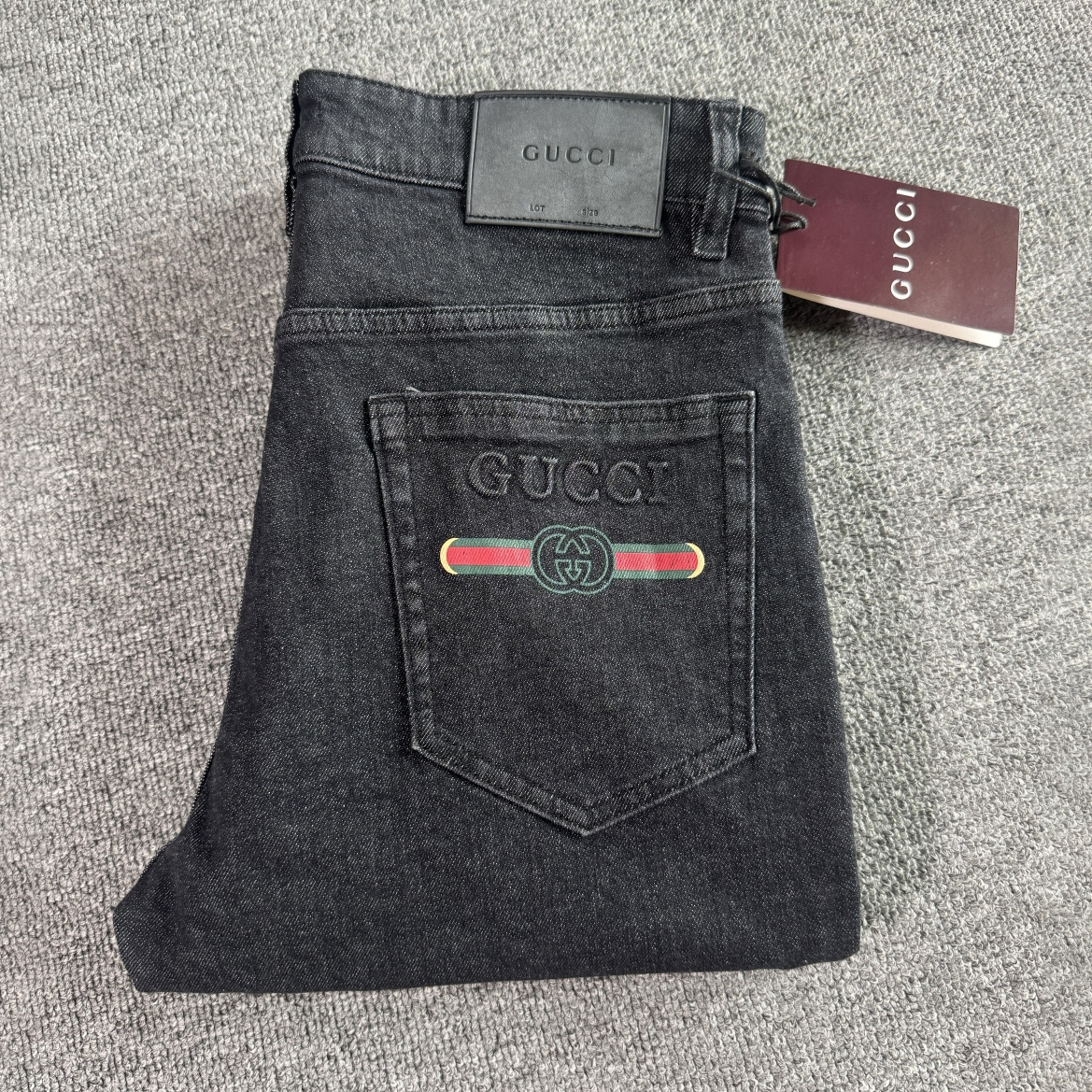 GG Classic Double G Interlocking Logo Jeans BNL010626