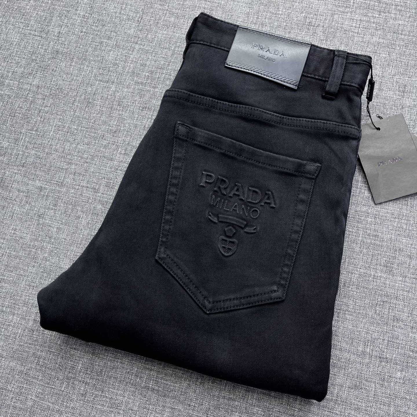 PRA Men's Classic Black Jeans BNL010637