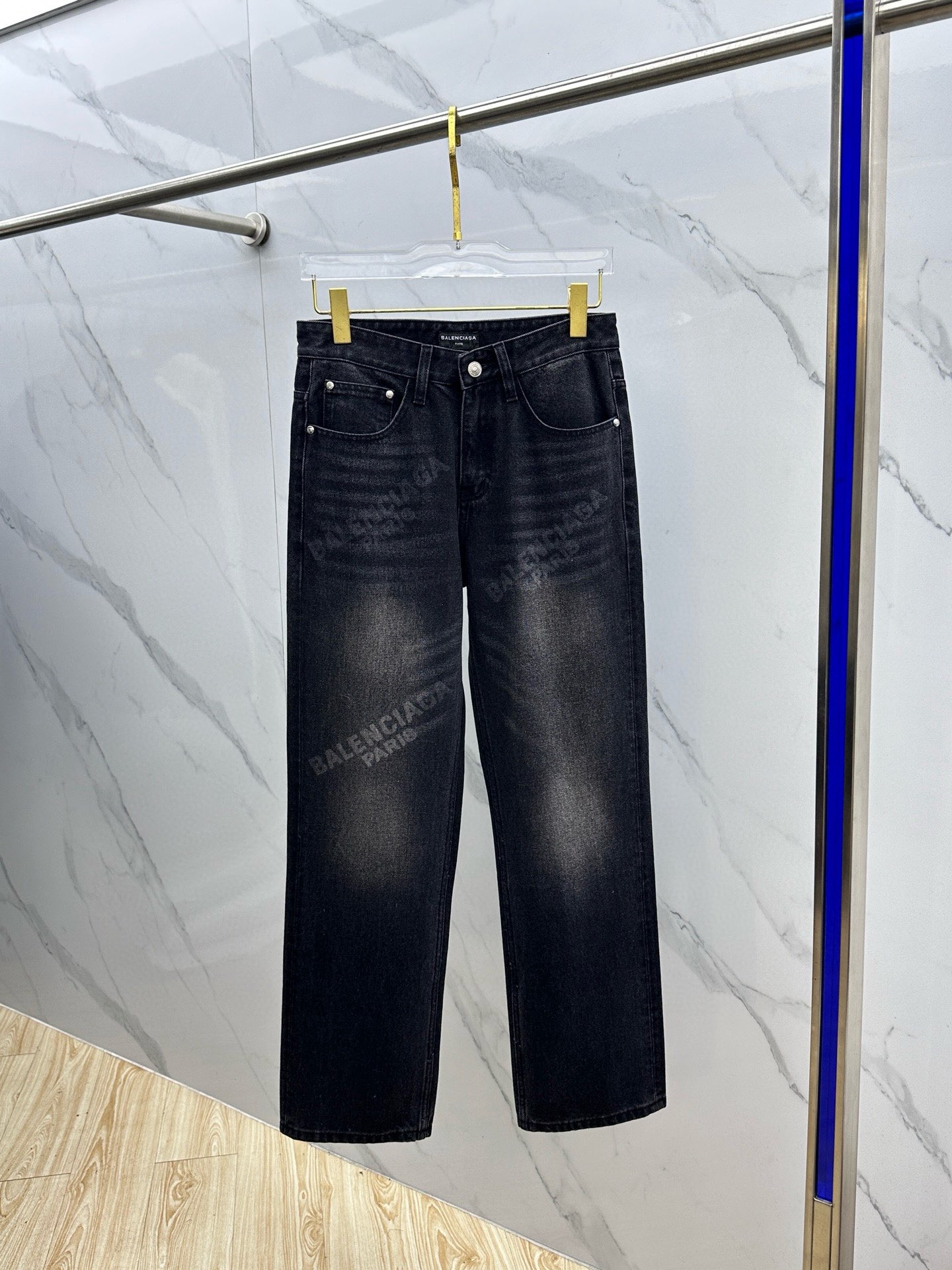 BLCG Men's Casual Letter Logo Jeans BNL010646