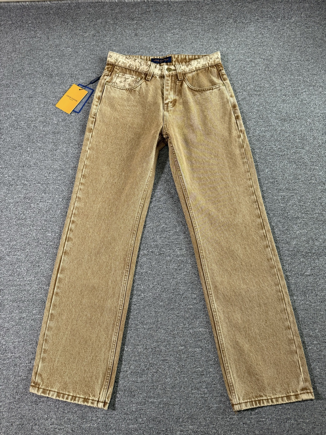 LV Men's Brown Simple Jeans BNL010629