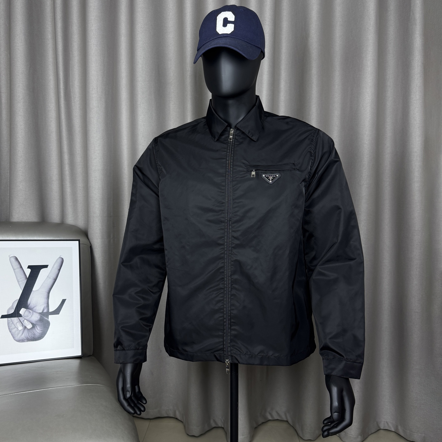 PRA Nylon Stand Collar Jacket BNL010713