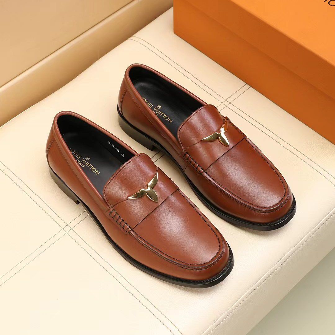 LV Men's Casual Leather Shoes BNL010711