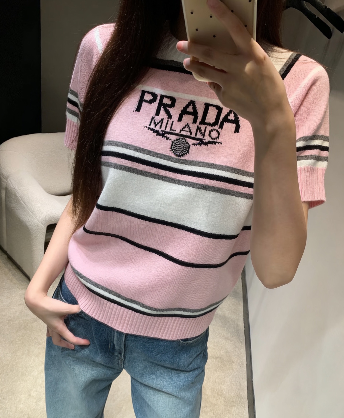 PRA Women's Fashion Knitted Short-Sleeve BNL011002