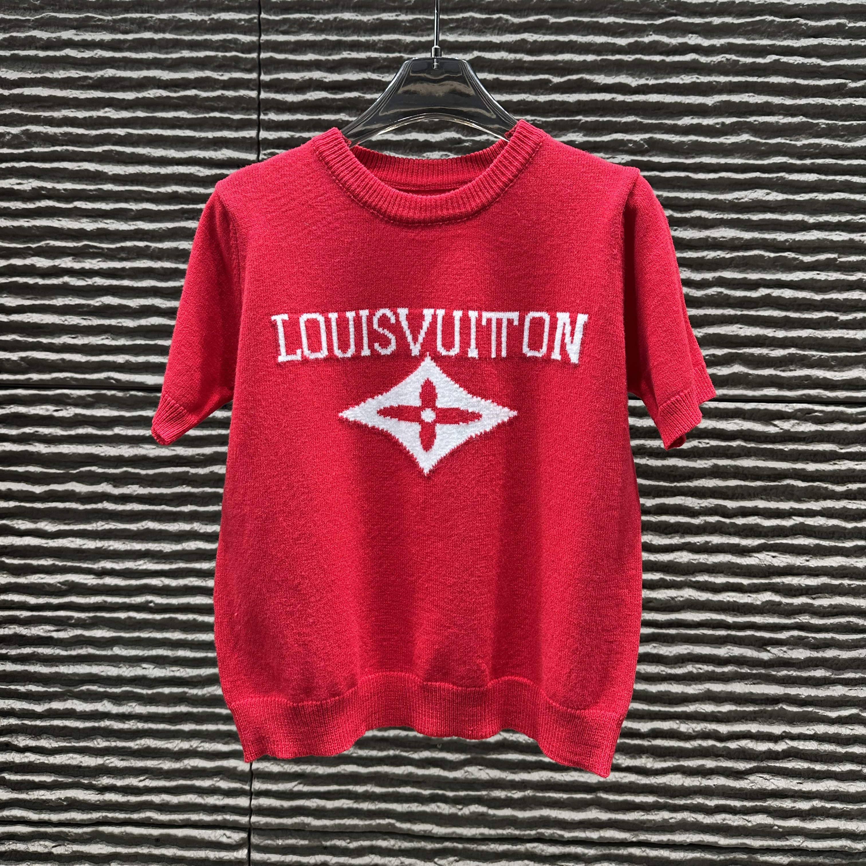 LV Women's Logo Knit Short-Sleeve BNL011003