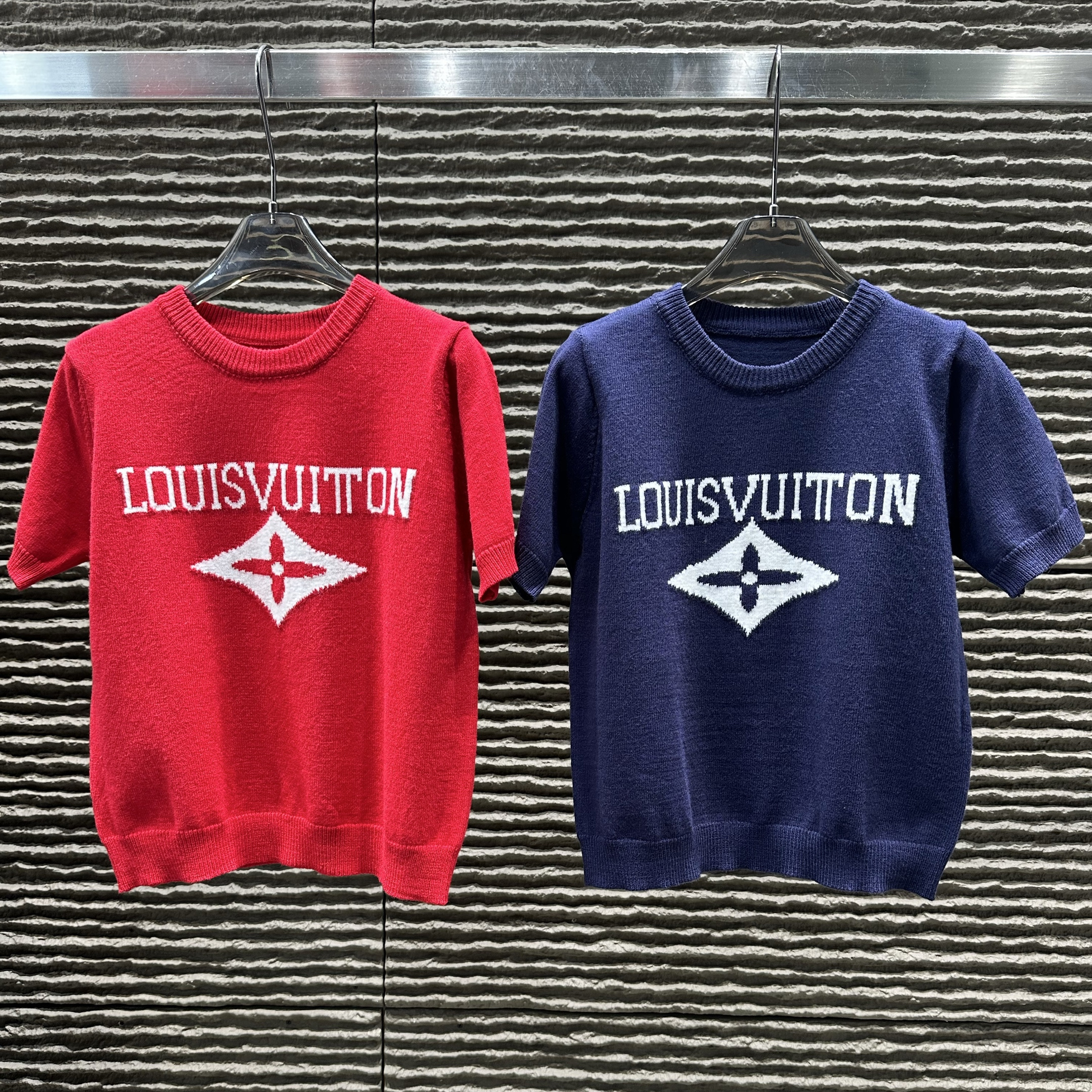 LV Women's Logo Knit Short-Sleeve BNL011003