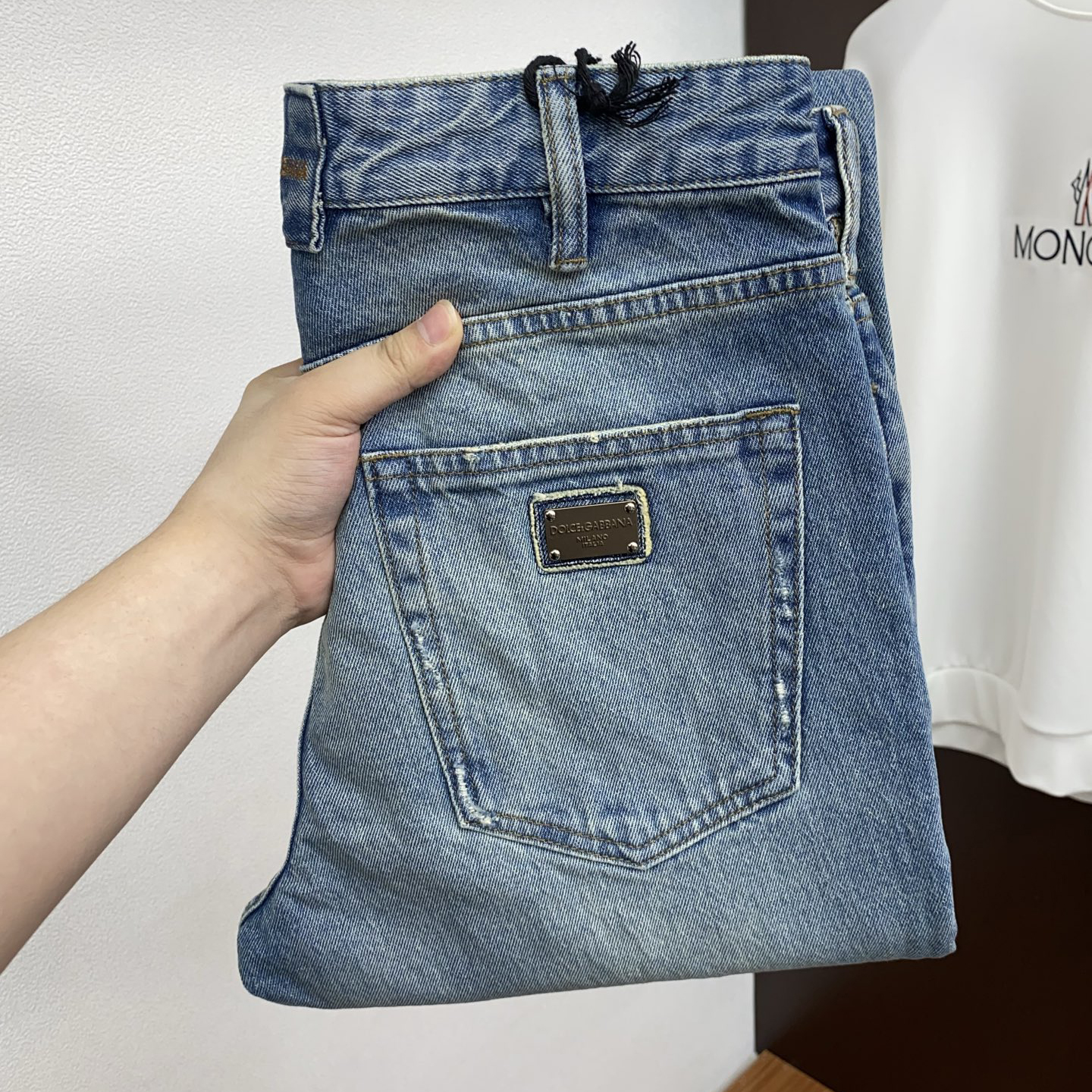 DABB Men's Distressed Style Jeans BNL012306