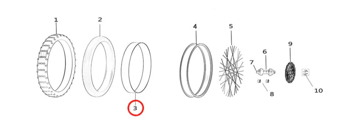 Light Bee Wheel Rim Band