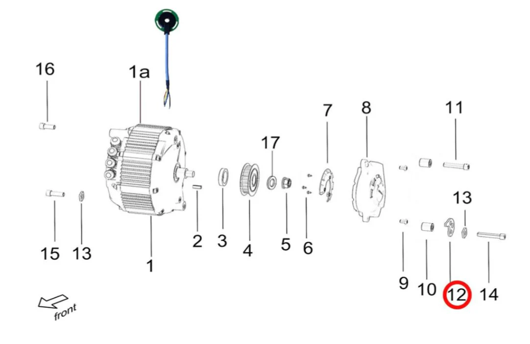 Light Bee Primary Belt Tensioner