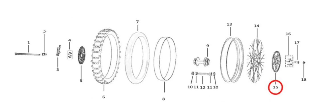 Light Bee Sprocket (48T)