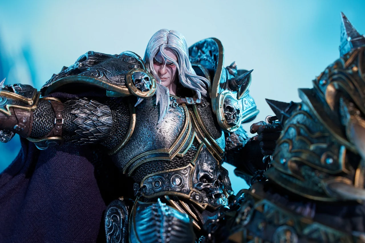 World of Warcraft - Arthas on Invincible | Resin Statue | by Blizzard