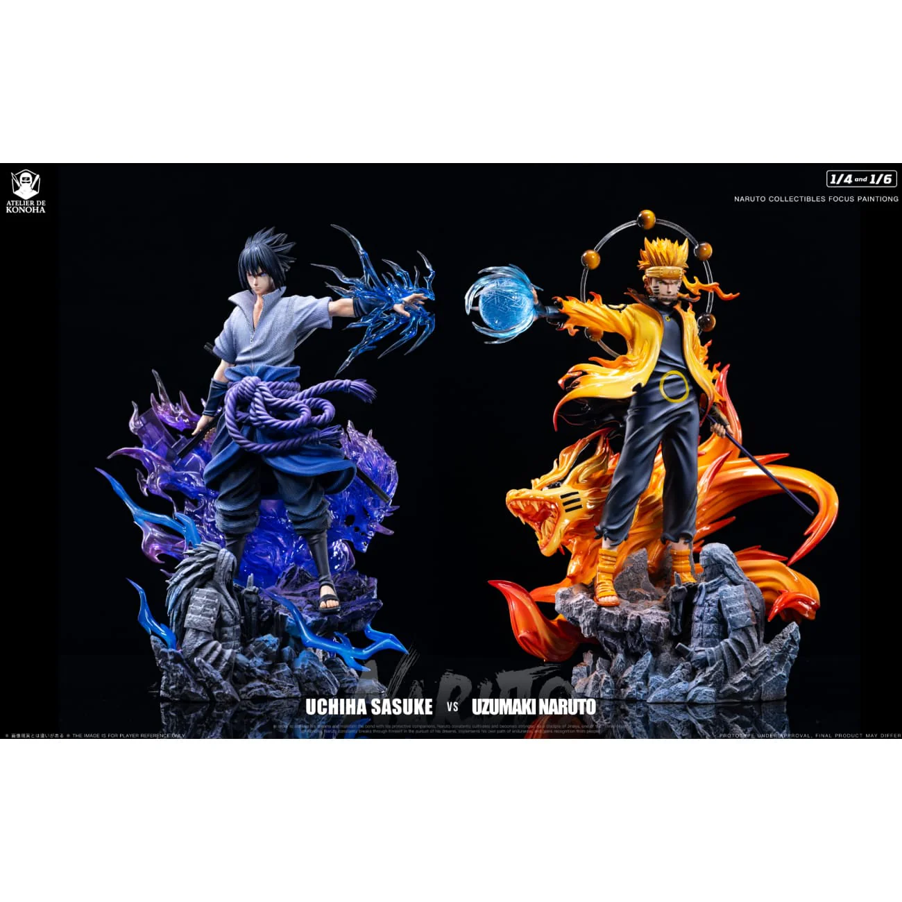 Atelier De Konoha Studio - Uzumaki Naruto & Uchiha Sasuke [6 Variants]