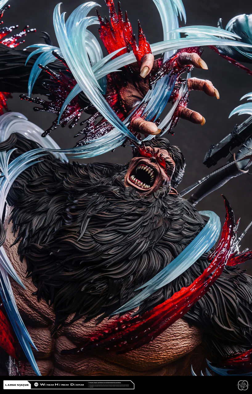 Attack on Titan - Levi vs Zeke 2.0 | Resin Statue | by Hertz Studio