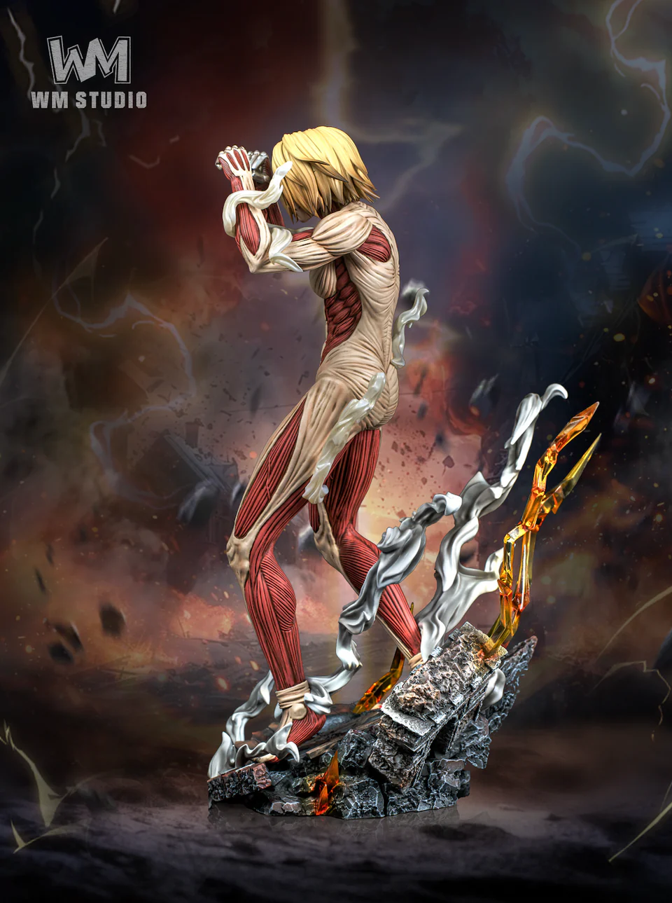 Attack on Titan - Annie Leonhart Female Titan | Resin Statue | by WM Studio