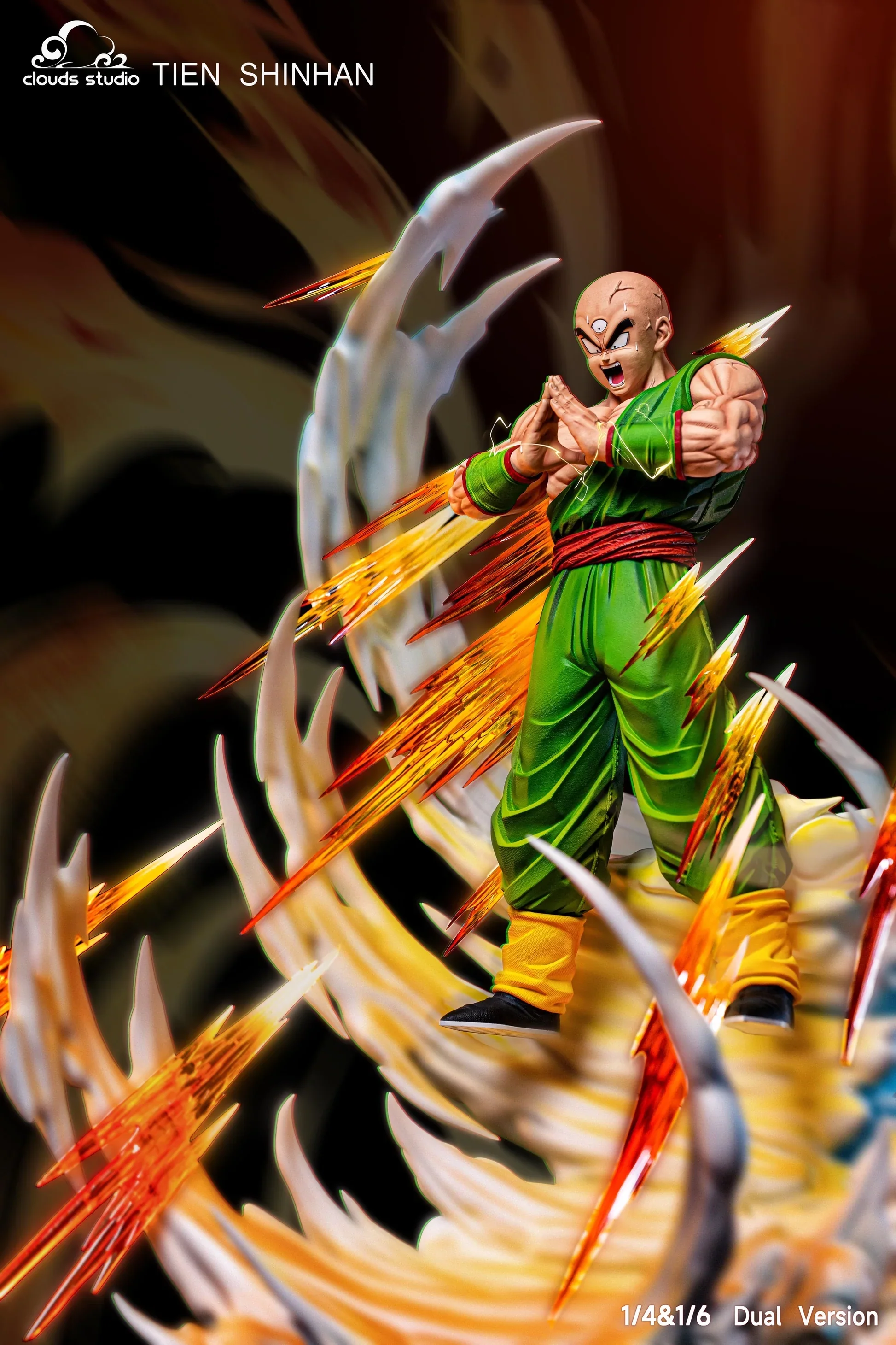 Dragon Ball - Tien Shinhan Deluxe | 1:4 Resin Statue | by Clouds Studio