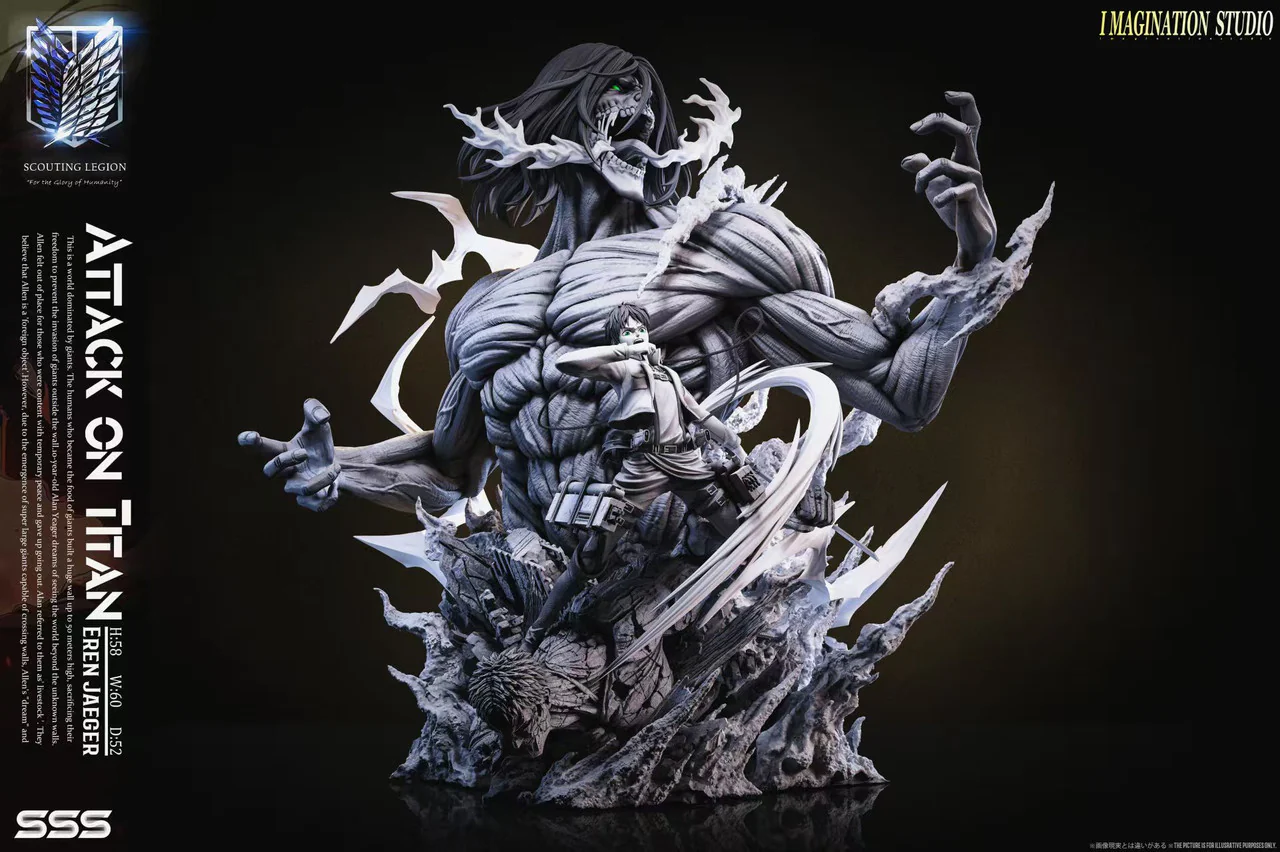 Attack on Titan - Eren Jaeger | 1:6 Resin Statue | by Imagination Studio