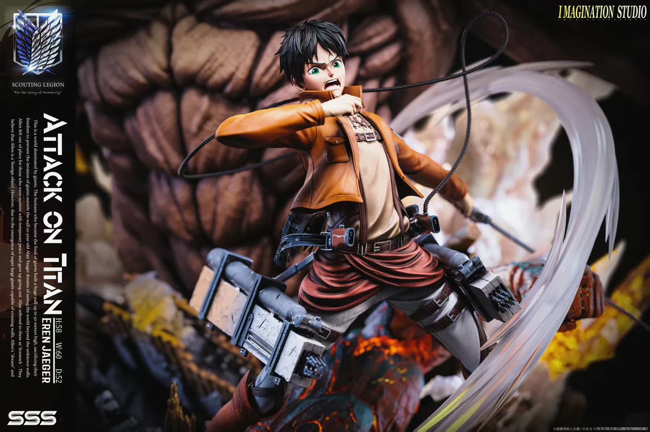 Attack on Titan - Eren Jaeger | 1:6 Resin Statue | by Imagination Studio