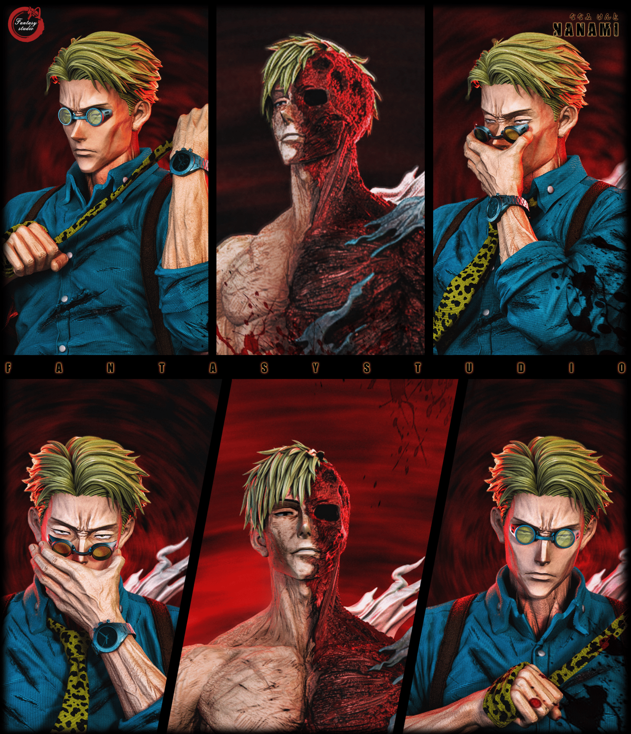 Jujutsu Kaisen Fantasy Studio Kento Nanami Resin Statue