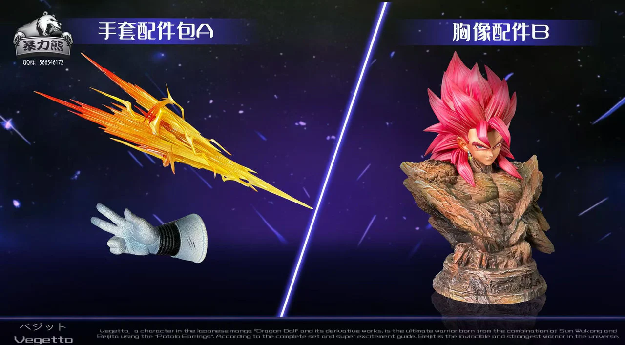 Dragon Ball - SS4 Vegito | Resin Statue | by Violent Bear Studio