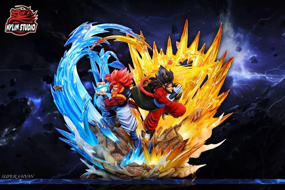 Dragon Ball - SS4 Gogeta & Vegito | 1:6 Resin Statue | by Kylin Studio