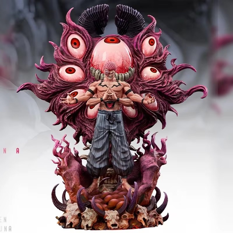 55cm Jujutsu Kaisen Ryomen Sukuna Japanese Collect Toy Big Size Figurine Statue Anime PVC Figure