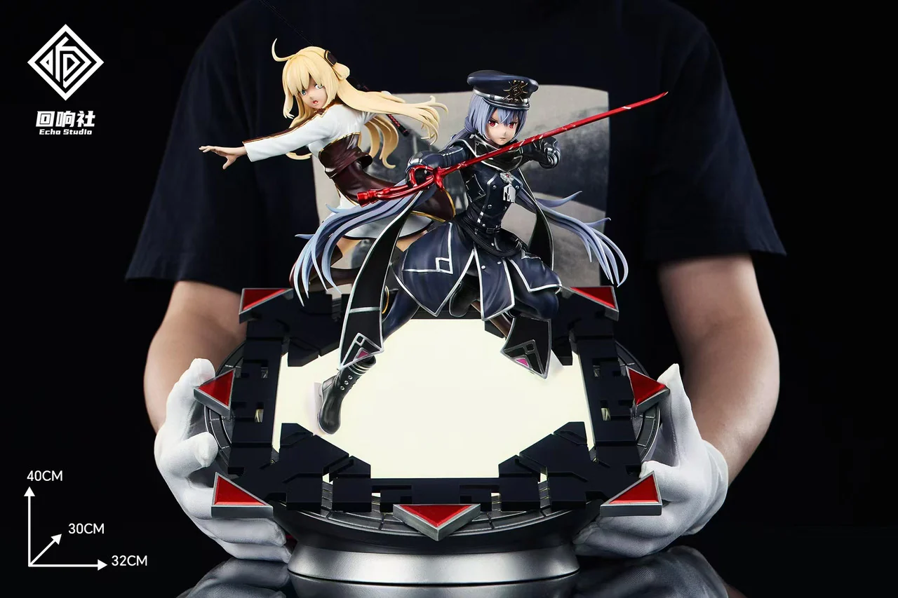 Yu-Gi-Oh! - Sky Striker Ace Zero & Roze with LED | 1:6 Resin Statue | by ECHO Studio