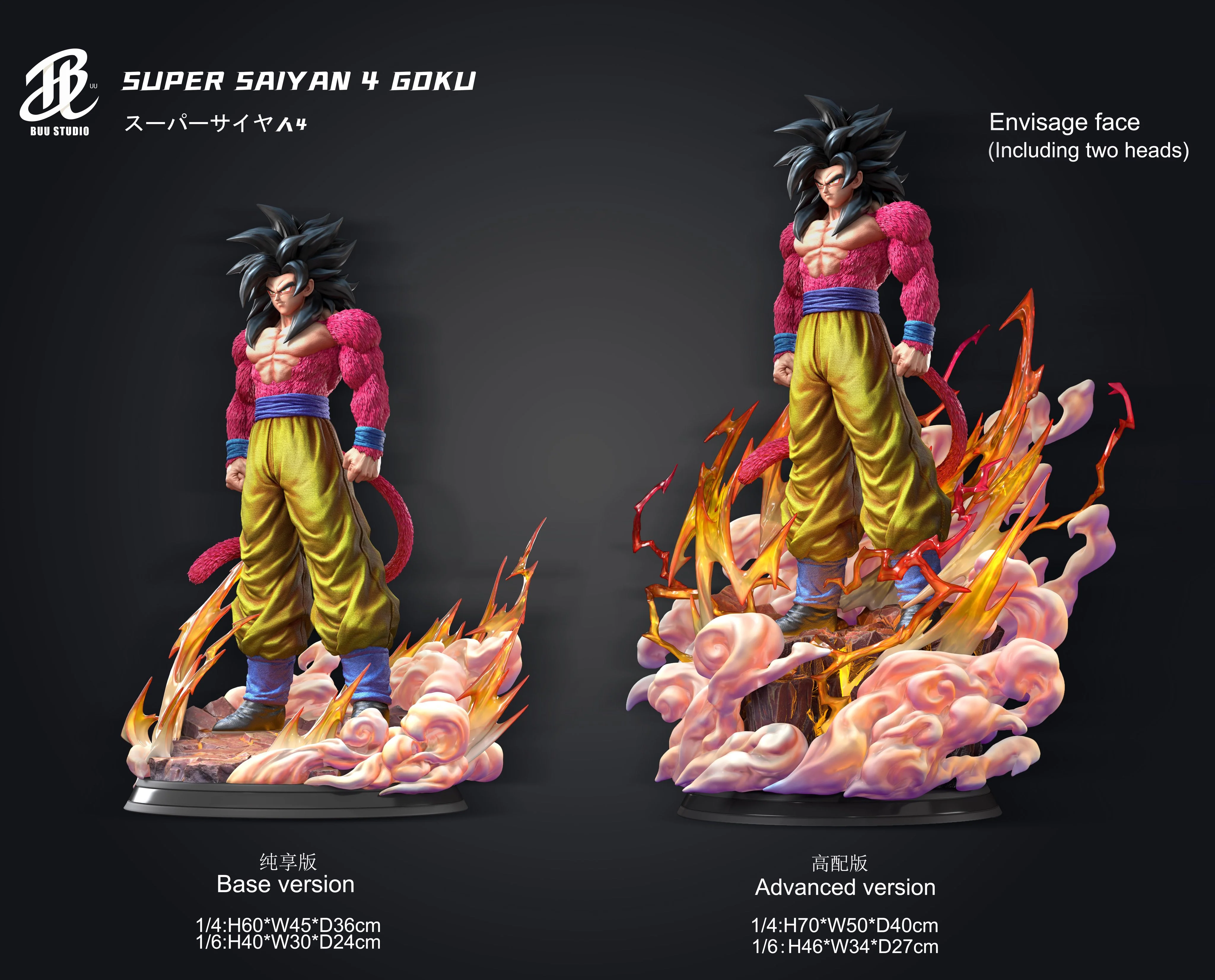 Dragon Ball - Son Goku SS4 | 1:4 Resin Statue | von BUU Studio