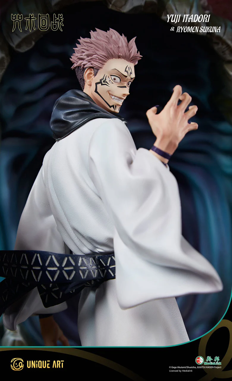 Jujutsju Kaisen - Itadori Yuji & Ryomen Sukuna | 1:6 Resin Statue | by Unique Art Studio