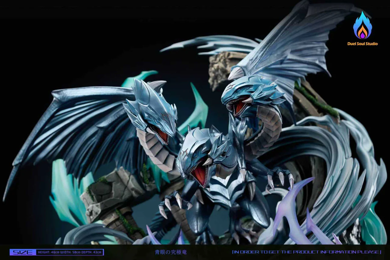 Yu-Gi-Oh! - Blue-Eyes Ultimate Dragon | Resin Statue | by DS Studio