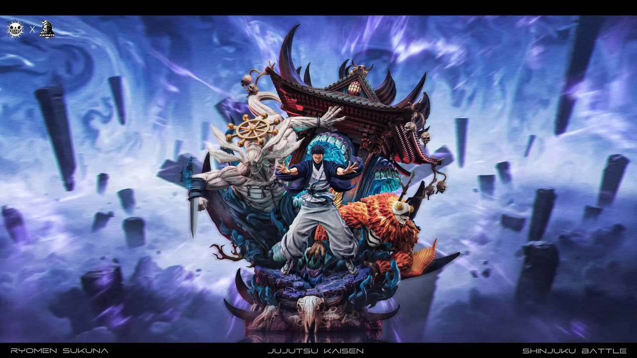 Jujutsju Kaisen - Ryomen Sukuna | 1:6 Resin Statue | by ZanyJoke Studio ft. Temple Studio