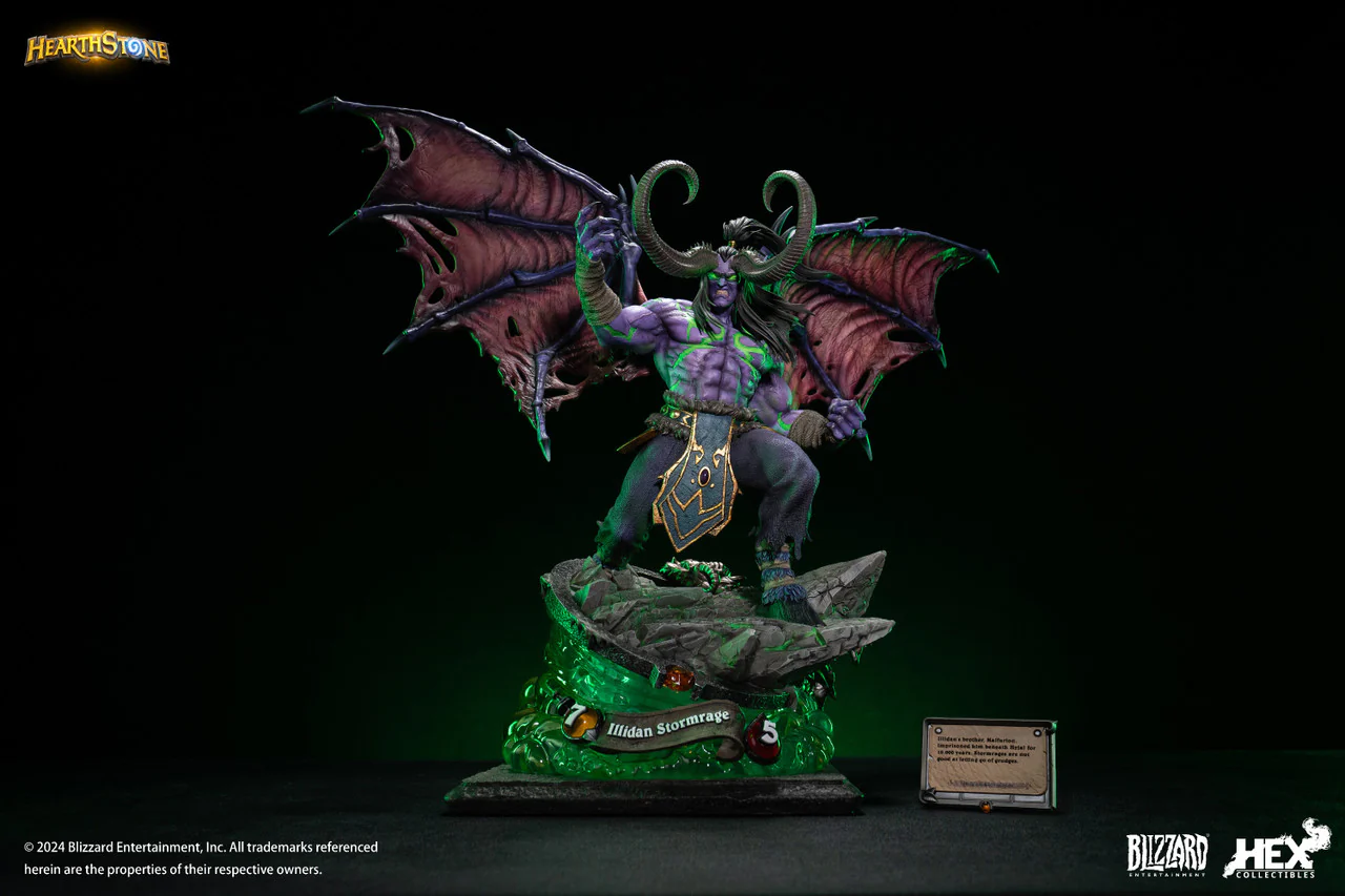 World of Warcraft - Illidan Stormrage | Resin Statue | HEX Collectibles