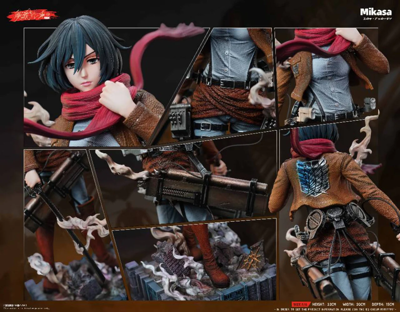 Attack on Titan - Mikasa Ackerman | Resin Statue | by MWZB Studio