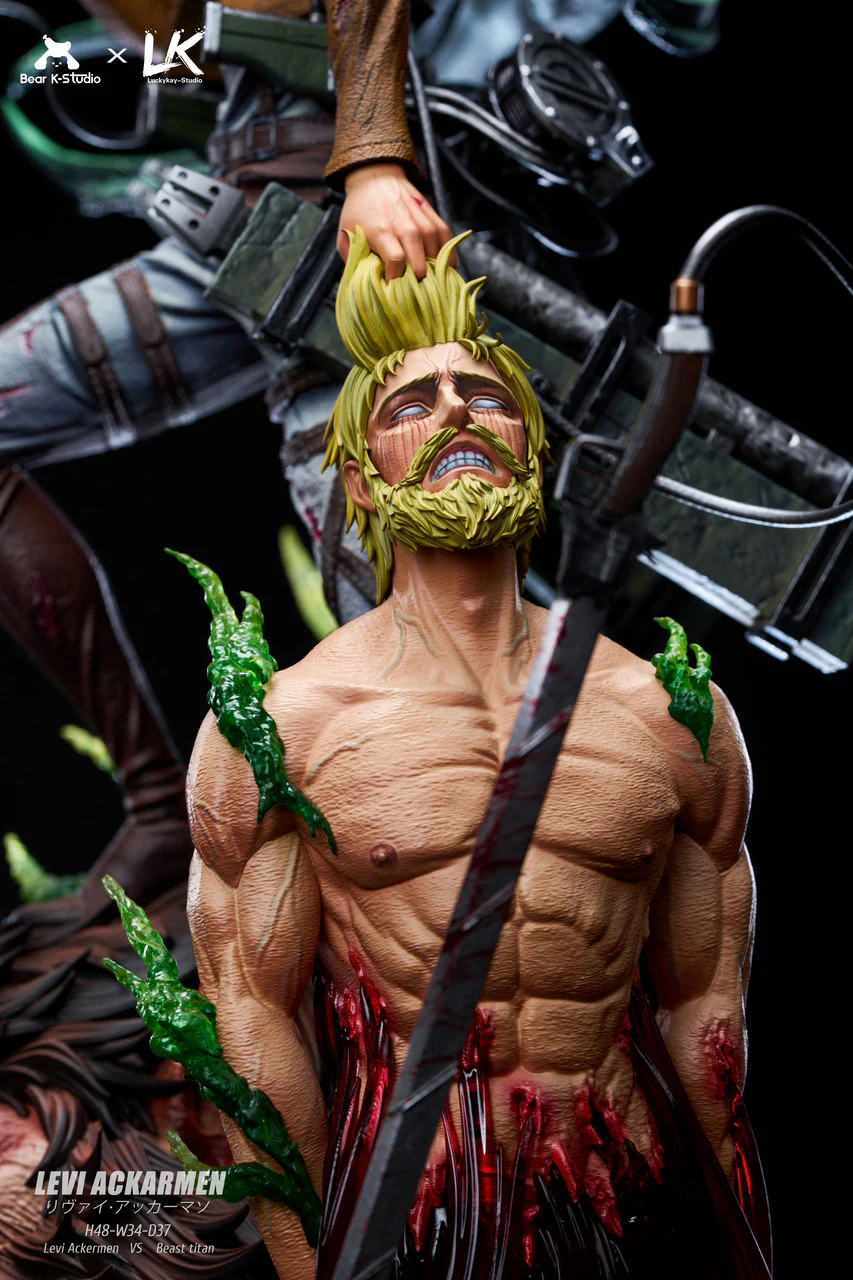 Attack on Titan - Levi Ackerman | Resin Statue | by BK Studio × LK Studio