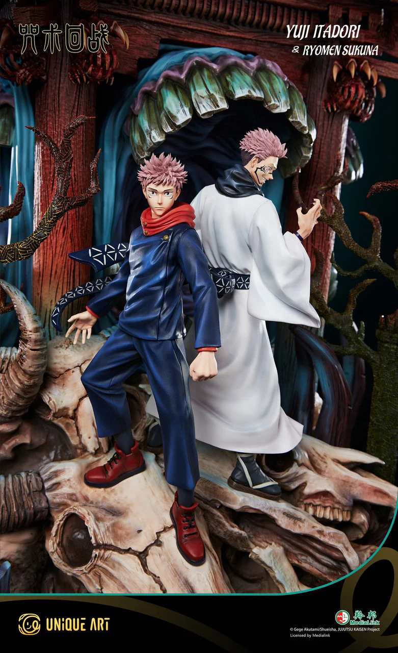 Jujutsju Kaisen - Itadori Yuji & Ryomen Sukuna | 1:6 Resin Statue | by Unique Art Studio