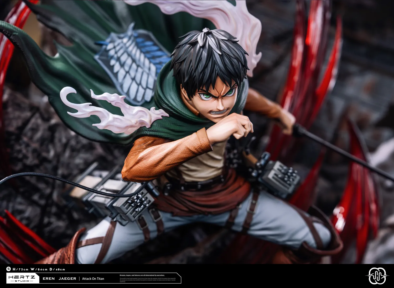 Attack on Titan - Eren Yeager | 1:6 Resin Statue | by Hertz Studio