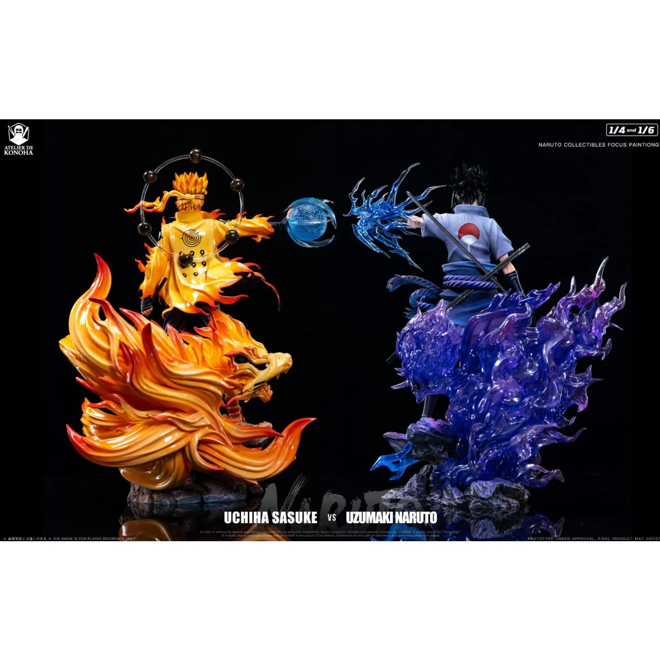 Atelier De Konoha Studio - Uzumaki Naruto & Uchiha Sasuke [6 Variants]