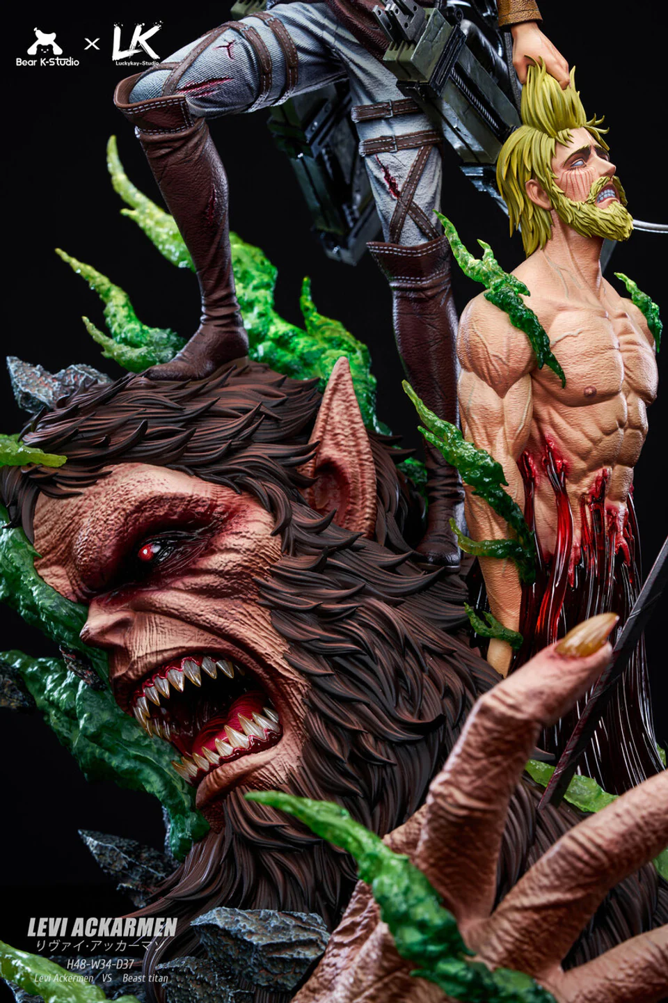 Attack on Titan - Levi Ackerman | Resin Statue | by BK Studio × LK Studio