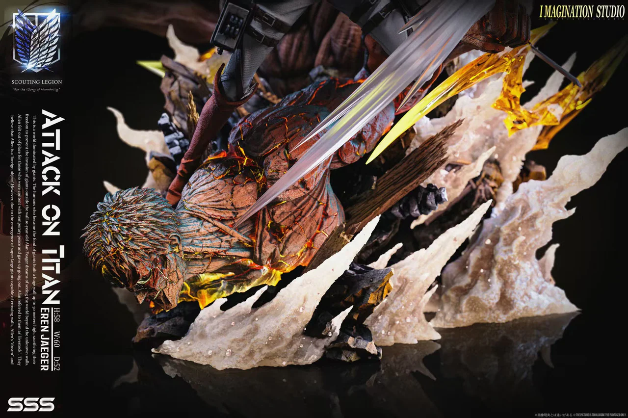 Attack on Titan - Eren Jaeger | 1:6 Resin Statue | by Imagination Studio