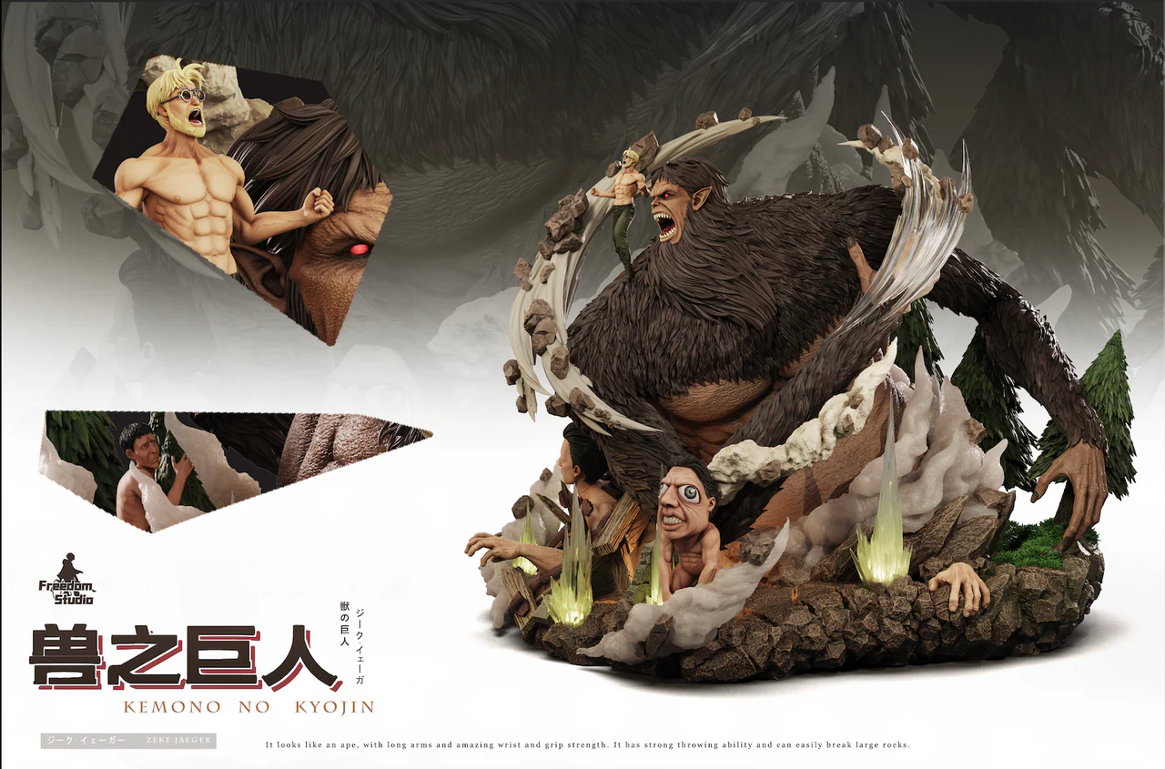 Attack on Titan - Zeke Yeager | Resin Statue | by Freedom Studio