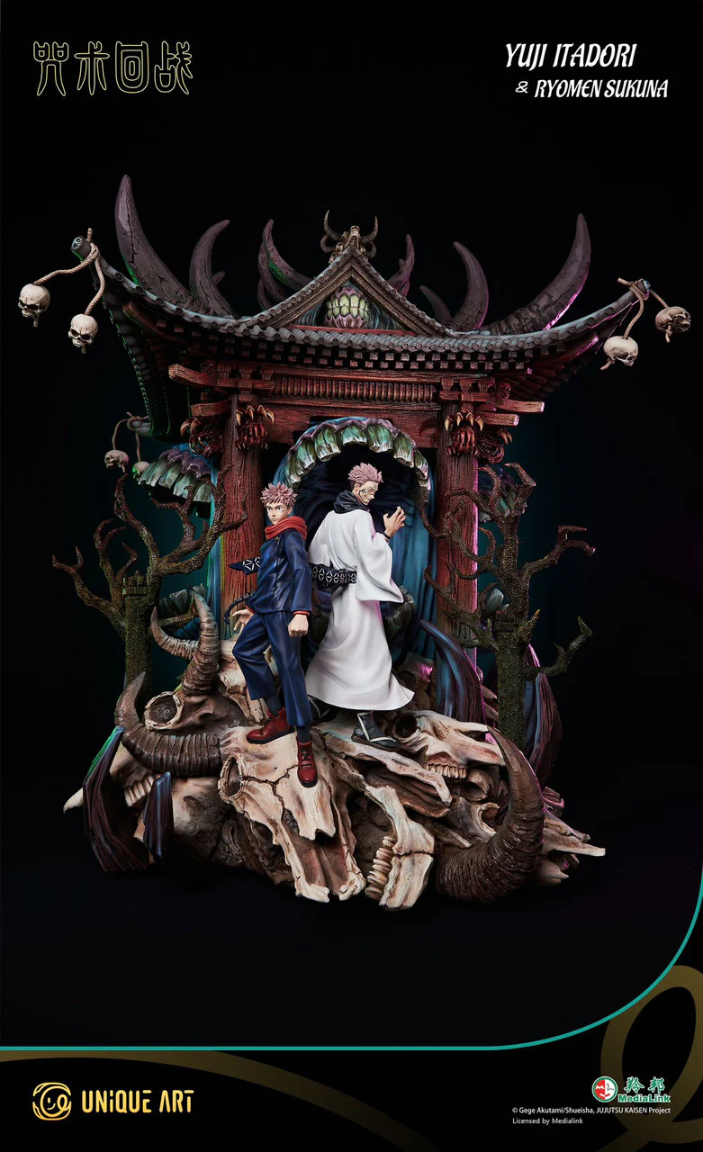 Jujutsju Kaisen - Itadori Yuji & Ryomen Sukuna | 1:6 Resin Statue | by Unique Art Studio