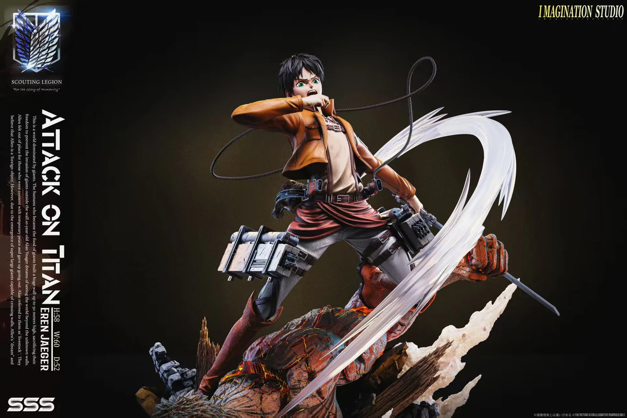 Attack on Titan - Eren Jaeger | 1:6 Resin Statue | by Imagination Studio