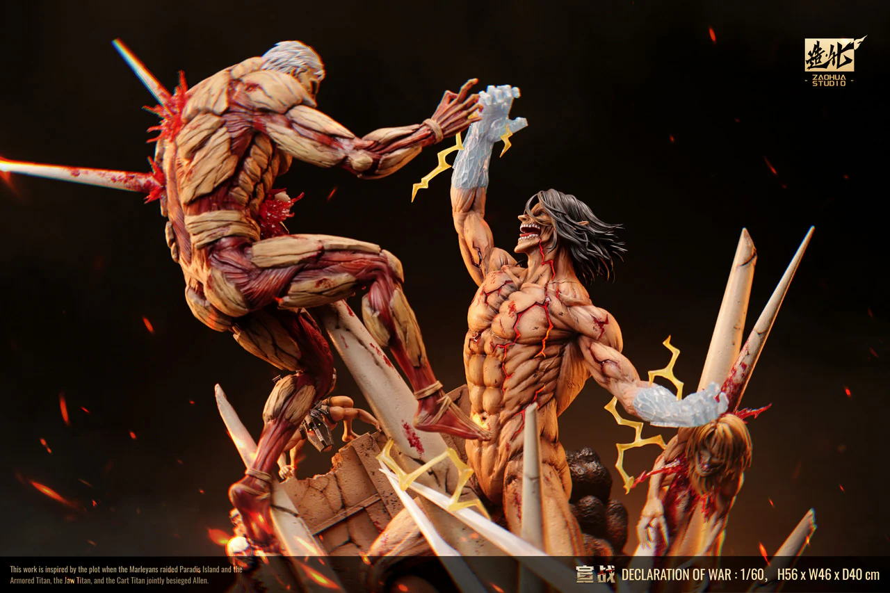 Attack on Titan - Declaration of War | Resin Statue | by ZaoHua Studio