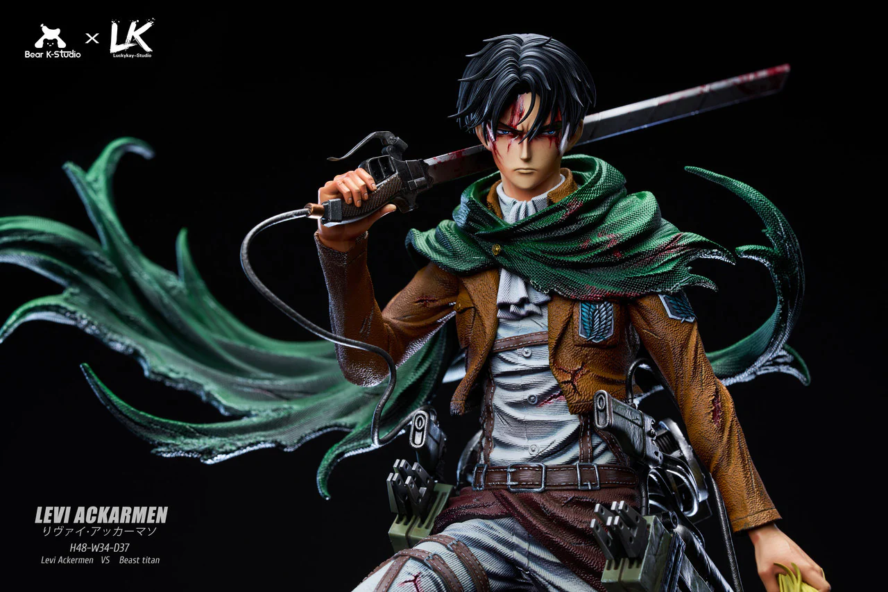 Attack on Titan - Levi Ackerman | Resin Statue | by BK Studio × LK Studio