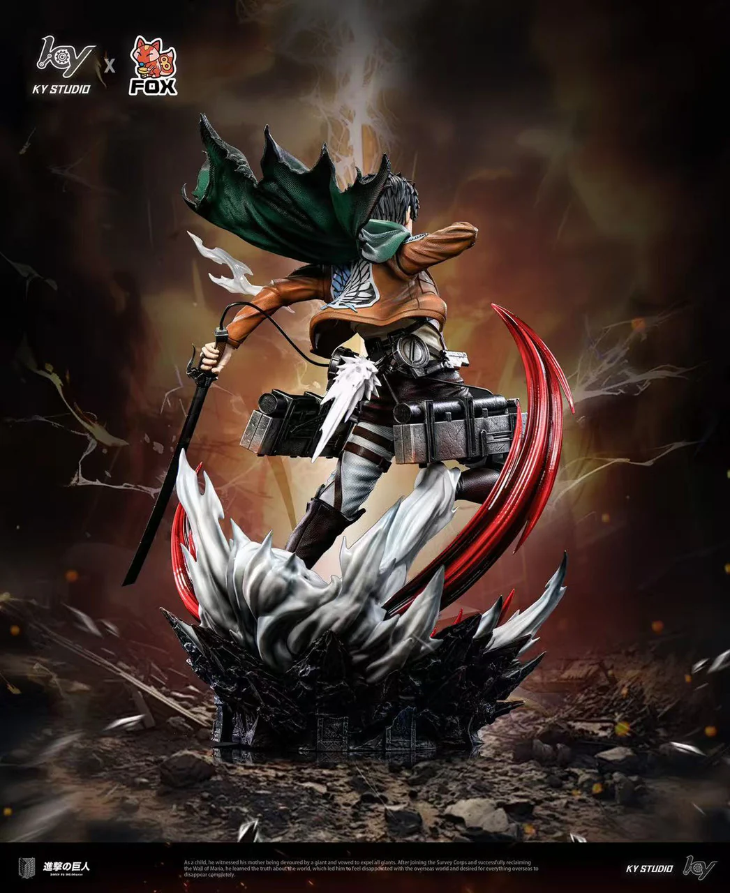 Attack on Titan - Eren Jaeger | 1:6 Resin Statue | by KY Studio & Fox Studio